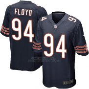 Camiseta Chicago Bears Floyd Blanco Negro Nike Game NFL Hombre