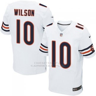 Camiseta Chicago Bears Wilson Blanco Nike Elite NFL Hombre