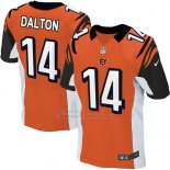 Camiseta Cincinnati Bengals Dalton Naranja Nike Elite NFL Hombre