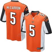 Camiseta Cincinnati Bengals McCarron Naranja Nike Game NFL Hombre