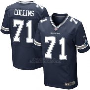 Camiseta Dallas Cowboys Collins Profundo Azul Nike Elite NFL Hombre