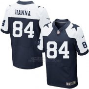 Camiseta Dallas Cowboys Hanna Profundo Azul y Blanco Nike Elite NFL Hombre