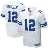 Camiseta Dallas Cowboys Staubach Blanco Nike Elite NFL Hombre