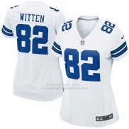 Camiseta Dallas Cowboys Witten Blanco Nike Game NFL Mujer