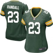 Camiseta Green Bay Packers Randall Verde Militar Nike Game NFL Mujer