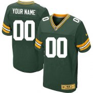 Camiseta Green Bay Packers Verde Nike Gold Elite NFL Hombre