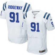 Camiseta Indianapolis Colts Ridgeway Blanco 2016 Nike Elite NFL Hombre