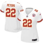 Camiseta Kansas City Chiefs Peters Blanco Nike Game NFL Mujer