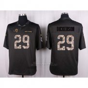 Camiseta Los Angeles Rams Dickerson Apagado Gris Nike Anthracite Salute To Service NFL Hombre