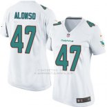 Camiseta Miami Dolphins Alonso Blanco Nike Game NFL Mujer