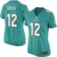 Camiseta Miami Dolphins Griese Verde Nike Game NFL Mujer