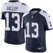 Camiseta NFL Game Dallas Cowboys 13 Michael Gallup Throwback Azul