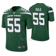 Camiseta NFL Game Hombre New York Jets Ryan Kalil Verde