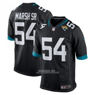 Camiseta NFL Game Jacksonville Jaguars Cassius Marsh Sr. Negro