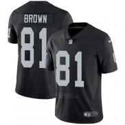 Camiseta NFL Game Las Vegas Raiders 81 Tim Brown Negro