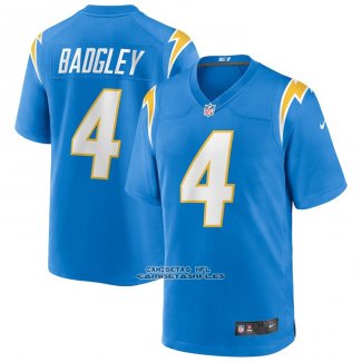 Camiseta NFL Game Los Angeles Chargers Michael Badgley Azul