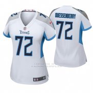 Camiseta NFL Game Mujer Tennessee Titans David Quessenberry Blanco