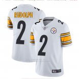 Camiseta NFL Game Pittsburgh Steelers 2 Mason Rudolph Blanco