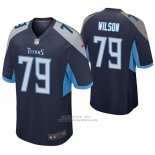 Camiseta NFL Game Tennessee Titans 79 Isaiah Wilson Azul