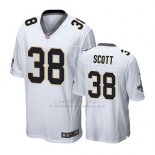 Camiseta NFL Hombre Saints Boston Scott Blanco Game