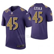 Camiseta NFL Legend Hombre Baltimore Ravens Christopher Ezeala Violeta Color Rush