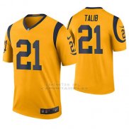 Camiseta NFL Legend Hombre St Louis Rams Aqib Talib Oro Color Rush