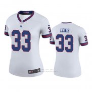 Camiseta NFL Legend Mujer New York Giants Dion Lewis Blanco Color Rush