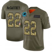 Camiseta NFL Limited Carolina Panthers Mccaffrey 2019 Salute To Service Verde