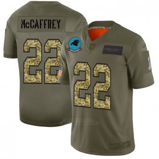 Camiseta NFL Limited Carolina Panthers Mccaffrey 2019 Salute To Service Verde