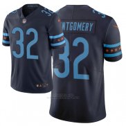 Camiseta NFL Limited Chicago Bears David Montgomery Ciudad Edition Azul