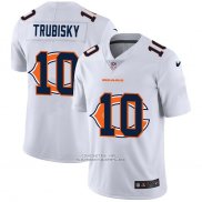 Camiseta NFL Limited Chicago Bears Trubisky Logo Dual Overlap Blanco