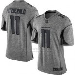 Camiseta NFL Limited Hombre Arizona Cardinals 11 Larry Fitzgerald Gris Stitched Gridiron