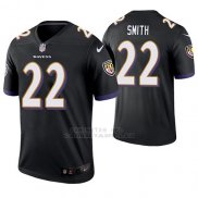 Camiseta NFL Limited Hombre Baltimore Ravens Jimmy Smith Negro Legend