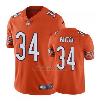 Camiseta NFL Limited Hombre Chicago Bears Walter Payton Naranja Alternate Vapor Untouchable