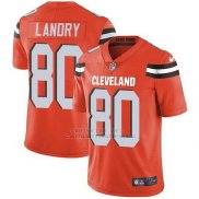 Camiseta NFL Limited Hombre Cleveland Browns 80 Jarvis Landry Naranja Alternate Vapor Untouchable