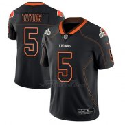 Camiseta NFL Limited Hombre Cleveland Browns Tyrod Taylor Negro Color Rush 2018 Lights Out