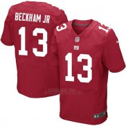 Camiseta NFL Limited Hombre New York Giants 13 Odell Beckham Jr. Elite Rojo