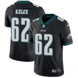 Camiseta NFL Limited Hombre Philadelphia Eagles 62 Jason Kelce Negro Alternate Stitched Vapor Untouchable