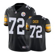 Camiseta NFL Limited Hombre Pittsburgh Steelers Joseph Cheek Negro Vapor Untouchable Throwback