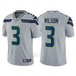 Camiseta NFL Limited Hombre Seahawks 3 Russell Wilson Gris Vapor Untouchable