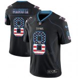 Camiseta NFL Limited Hombre Tennessee Titans Marcus Mariota Negro 2018 USA Flag Fashion Color Rush