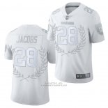 Camiseta NFL Limited Las Vegas Raiders Josh Jacobs MVP Blanco