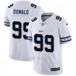 Camiseta NFL Limited Los Angeles Rams Donald Team Logo Fashion Blanco