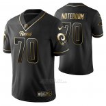Camiseta NFL Limited Los Angeles Rams Joseph Noteboom Golden Edition Negro