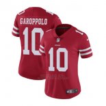 Camiseta NFL Limited Mujer San Francisco 49ers 10 Garoppolo Rojo