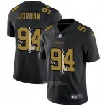 Camiseta NFL Limited New Orleans Saints Jordan Logo Dual Overlap Negro