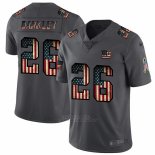 Camiseta NFL Limited New York Giants Barkley Retro Flag Negro