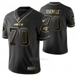Camiseta NFL Limited New York Jets Kelechi Osemele Golden Edition Negro