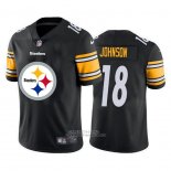 Camiseta NFL Limited Pittsburgh Steelers Johnson Big Logo Negro