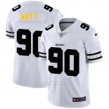 Camiseta NFL Limited Pittsburgh Steelers Watt Team Logo Fashion Blanco